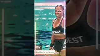 Ronda Rousey Attacks Charlotte Flair 🤯😱 #wwe #rondarousey #shorts #viral