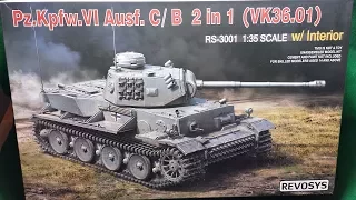 Pz.Kpfw. VI Ausf.C/B (VK36.01) Revosys 3001 In box- review