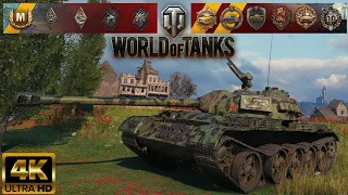 T-34-3 - Fisherman's Bay map - 10 kills - 5,3k damage Kolobanov World of Tanks replay 4K