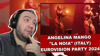 🇮🇹 Angelina Mango "La Noia" (Italy 2024) - LIVE @ Eurovision In Concert - TEACHER PAUL REACTS