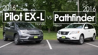 2016 Nissan Pathfinder vs. Honda Pilot EX-L | Comparison | Review