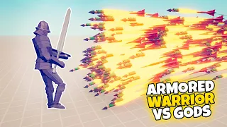 ARMORED WARRIOR vs GODS | TABS Modded Gameplay