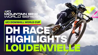 Loudenvielle Downhill Elite Men Race Highlights | UCI Mountain Bike Downhill World Cup