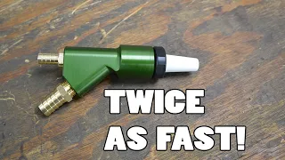 TWICE AS FAST! HTMR Vapor/Dry Blast Gun