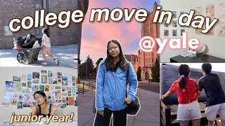 college move in day 2023 | yale university junior year