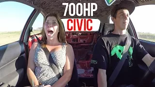 REACTION TO 700HP TURBO CIVIC