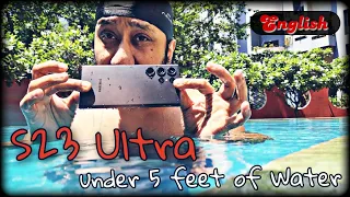 Samsung Galaxy S23 Ultra - Water Test in the Swimming Pool & Steam Room (English)