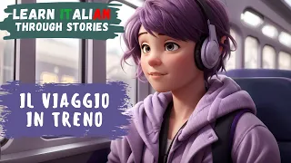Learn Italian Through Stories | Il Viaggio in Treno (Train journey) | Beginner - Intermediate Level