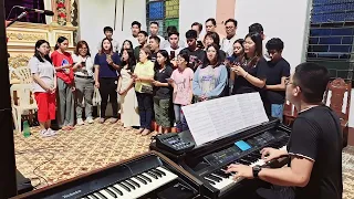 GLORIA - Alejandro Consolacion Misa Birhen ng Antipolo Orchestration Live on Clavinova