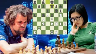 Loony chess game | Hou Yifan vs Magnus Carlsen