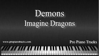 Demons - Imagine Dragons Piano Accompaniment, Piano Instrumental Karaoke/Backing Track, Sheet Music