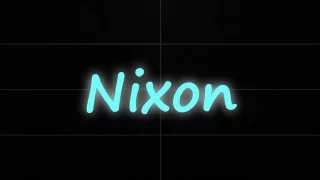 Intro by Nixon #1