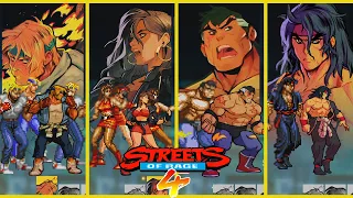 Streets of Rage 4 - All "SUPER & SPECIAL Moves" ComparisoN !