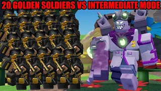 [TDS] 20 GOLDEN SOLDIERS VS INTERMEDIATE MODE