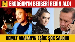 Demet Akalan'ın eşi Okan Kurt, Erdoğan'ın berberi tarafından rehin alındı, kavga çıktı