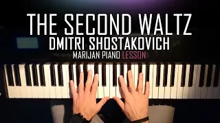 How To Play: The Second Waltz - Dmitri Shostakovich | (Simplified) Piano Tutorial Lesson + Sheets