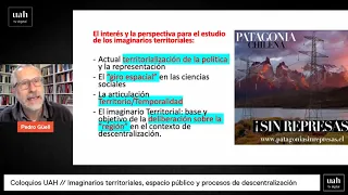 Coloquios UAH // Imaginarios territoriales, espacio público y procesos de descentralización