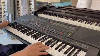 review test đàn organ Yamaha PSR 400, các chức năng, giới thiệu Về tới đầu làng nhạc Rumba đám cưới