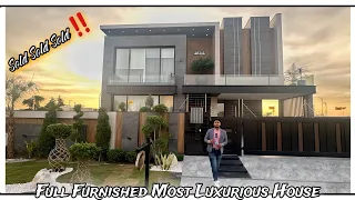 1 Kanal Full Furnished Most LUXURIOUS Basement  House of DHA Phase 7 Lahore is Sold
