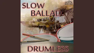 Drumless Backing Track | 50 BPM Ballad Fusion Rock with Guitar Solo