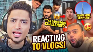 REACTING TO PAKISTANI VLOGGERS #7 ft. ZALMI MrBeast CHALLENGE 😍