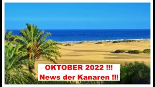 OKTOBER 2022 !!! News der Kanaren !!!