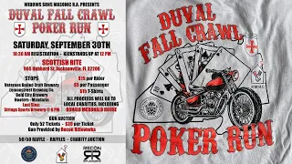 Duval Fall Crawl by Templars Chapter of Widows Sons Florida