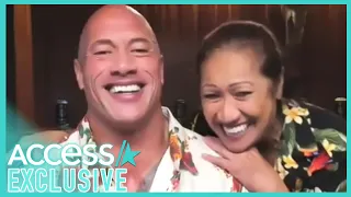 Dwayne 'The Rock' Johnson's Mom Gets Emotional While Listening To Intv