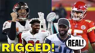 Antonio Brown Says NFL Super Bowl With Tom Brady Was RIGGED?! Dez Bryant AGREES with AB?!