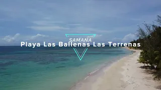 Las Terrenas Playa las Ballenas Samana Drone 4K Dominican Republic  2022