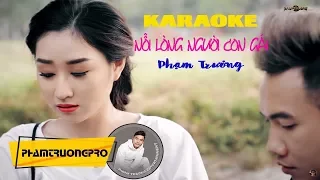 Karaoke Nỗi Lòng Người Con Gái - Phạm Trưởng (Official HD)