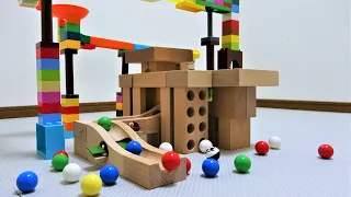 Marble Run ASMR ☆ KADEN KADEN ! Kugelbahn like Cuboro × Block original COURSE.