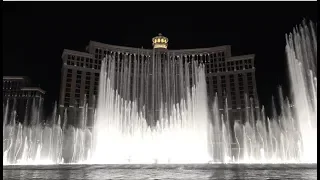 4K | Amazing Fountains of Bellagio Show LAS VEGAS