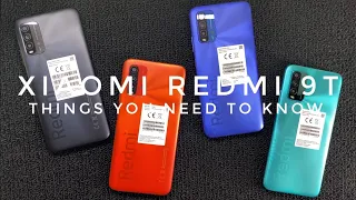 Xiaomi Redmi 9T Unboxing, Quick Specs and All Color Comparison / Gray, Blue, Green and Orange