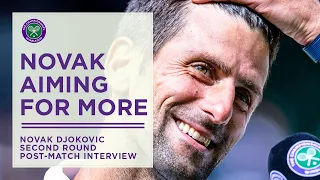 Novak Djokovic Second Round Post-Match Interview | Wimbledon 2022