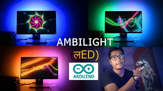 DIY Ambilight Arduino | WS2812B | Ambient Display | in Hindi