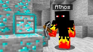 PEGUEI O COFRE SECRETO DE DIAMANTES NO MINECRAFT