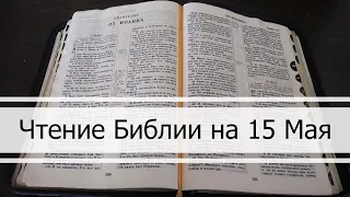 Чтение Библии на 15 Мая: Псалом 134, 2 Послание Коринфянам 7, 1 Паралипоменон 3, 4