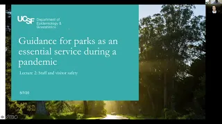 Guidance for Parks as an Essential Service During a Pandemic - Part 2