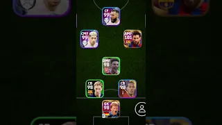 Best squad | 4-1-2-3 Formation | efootball 2024 mobile #shorts #efootball #pes #viral