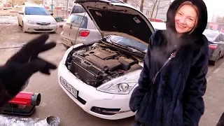 ОТОГРЕВАЮ ДЕВУШКУ НА NISSAN TEANA !