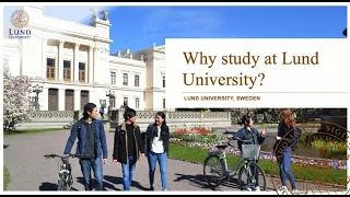 Study at Lund University | Part 1 | Why study at Lund University?