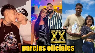 PAREJAS OFICIALES de los participantes / Desafío XX