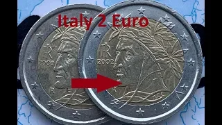 Italy 2 Euro 2002 TOP 5 Euro Rare