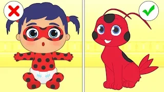 BABY PETS 💥 Kira and Max Dress up as Bug Superheroine | Cartoons for Kids