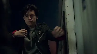 Jughead Jones Putting The Southside Serpents Leather Jacket Scene Riverdale Season 1