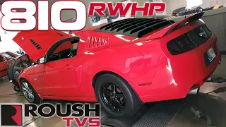 2013 Mustang GT w/ Gen 2 Engine (800 RWHP ROUSH TVS) C85 fuel Dyno at Brenspeed