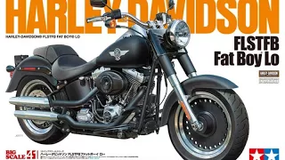 Tamiya 1/6 Harley Davidson fatboy lo Finished review