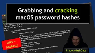 Grabbing and cracking macOS password hashes (with dscl and hashcat)