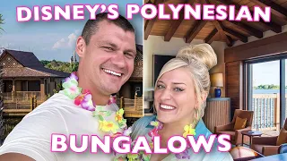 DISNEY BUCKET LIST: We Stayed In The $4000 Polynesian Bungalows in Disney World | Room & Food Tour